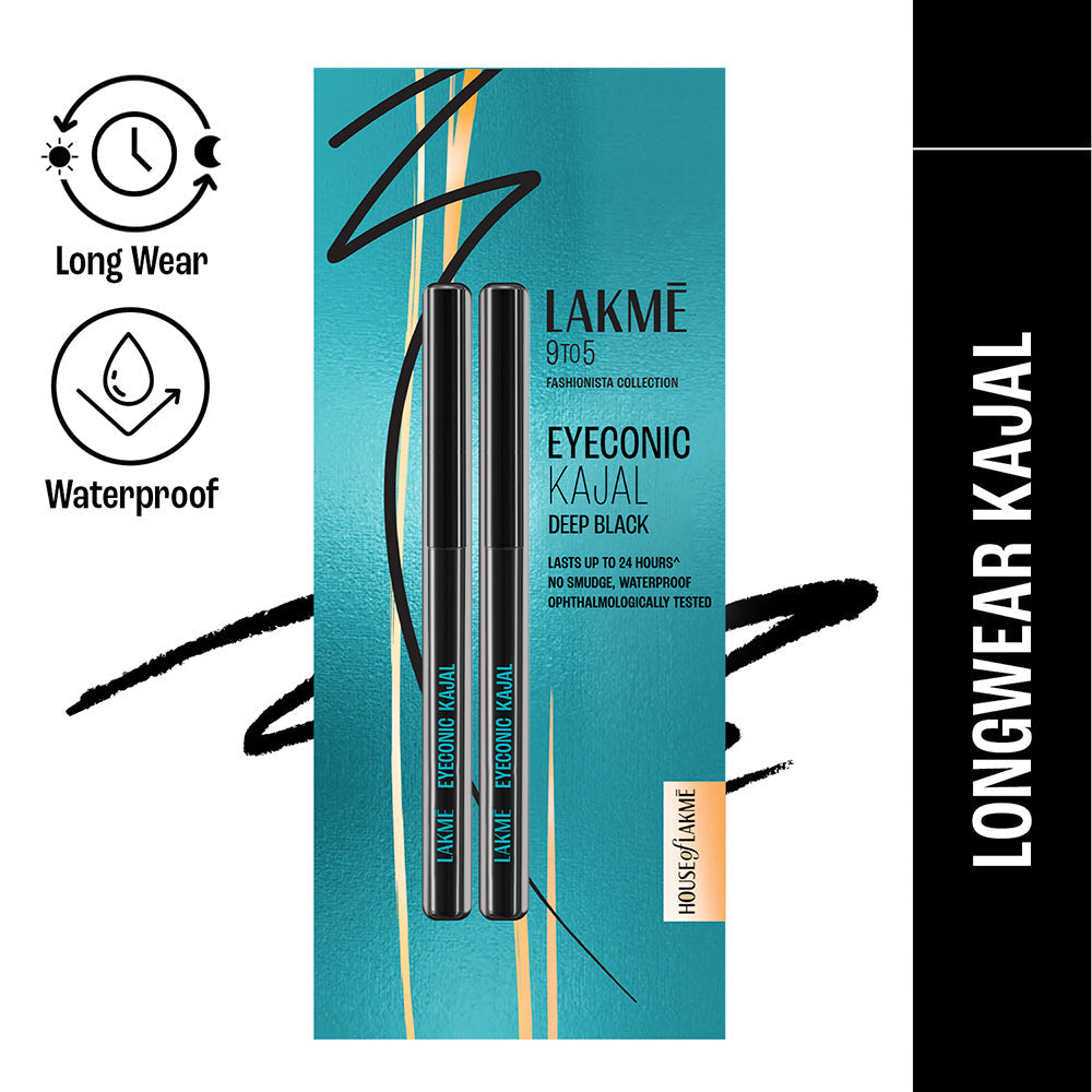 Lakmē 9 to 5 Eyeconic Kajal Twin Pack